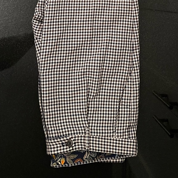Berwich plaid designer pants. Made in Italy. 100% Cotton. - Picture 2 of 8